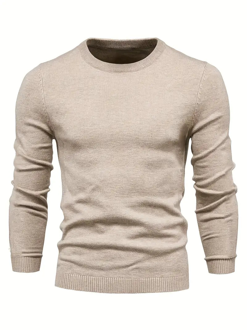 Gemütlicher und stilvoller Strickpullover für Männer