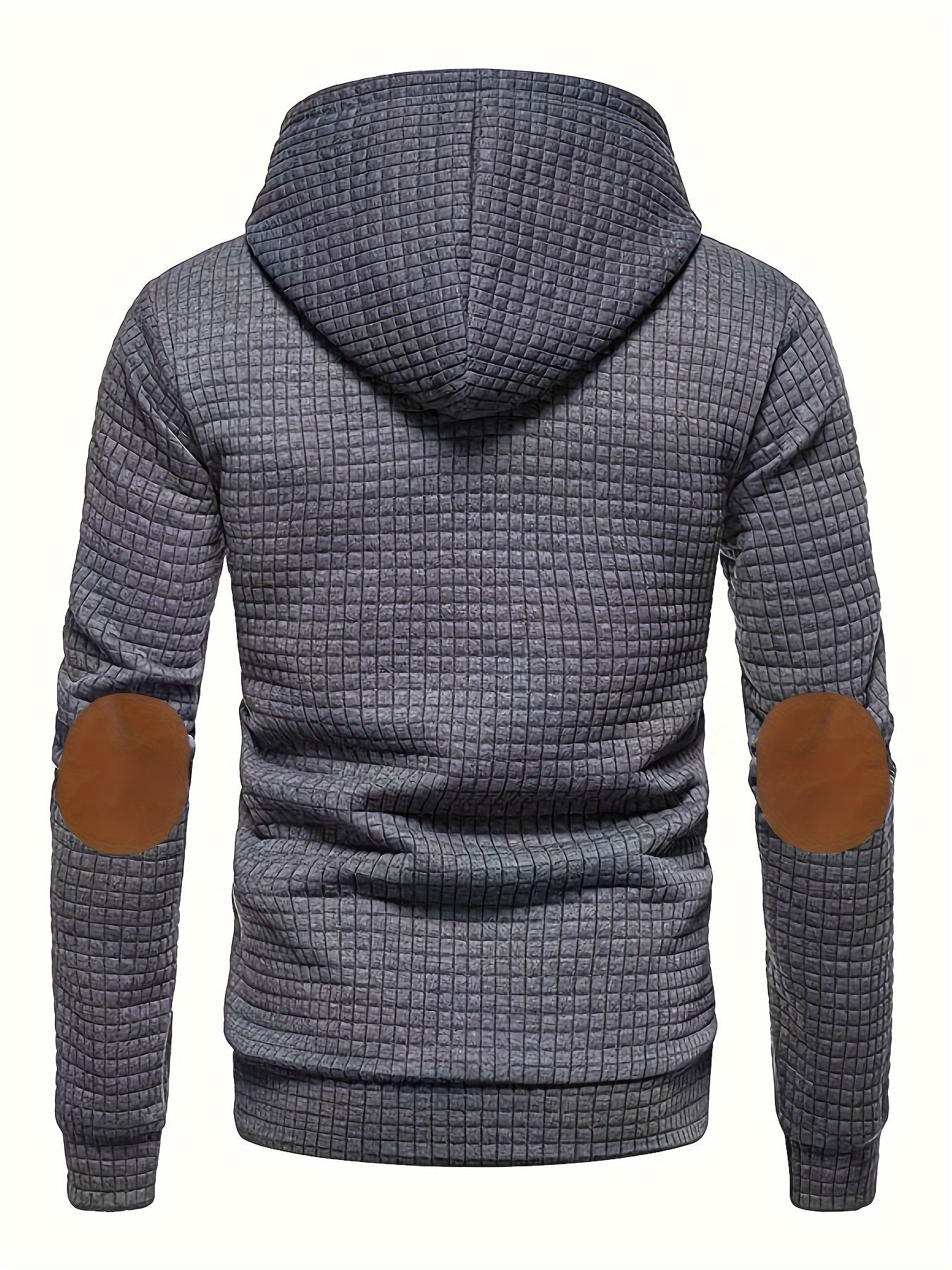 Trendiger Herren-Hoodie im urbanen Stil mit Waffelmuster