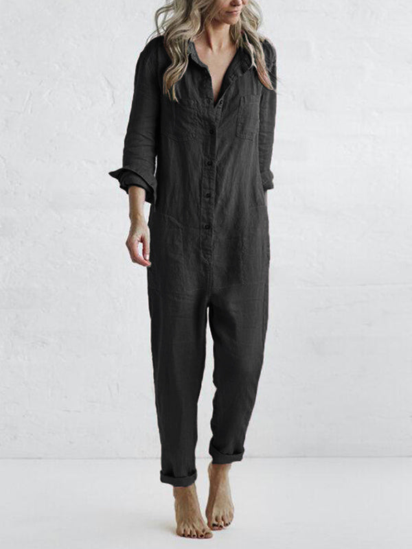 Martina | Langärmeliger Jumpsuit mit Stil und Komfort