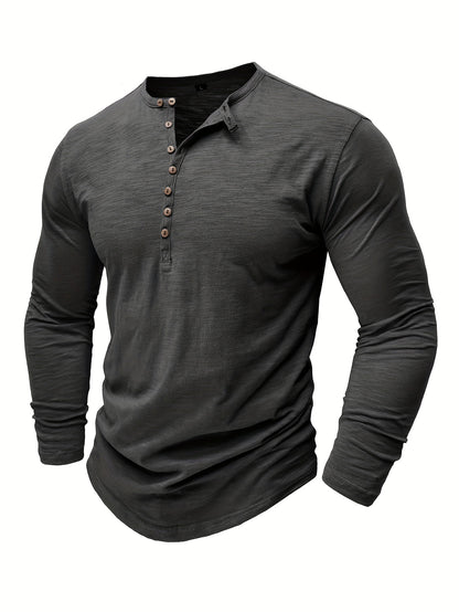 Klassische Henley-Hemden für Herren