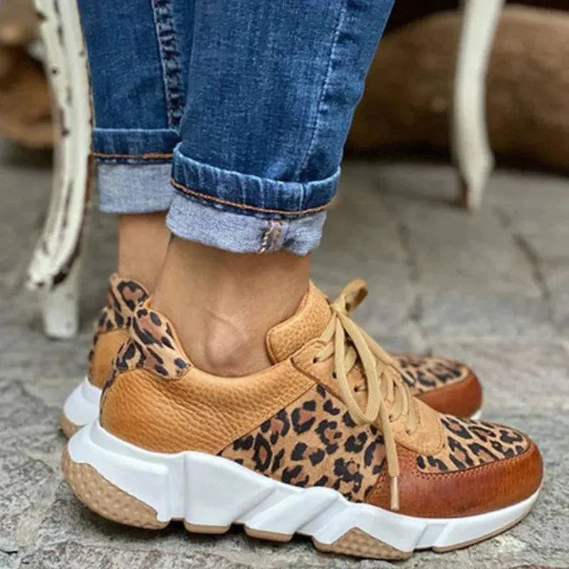 Safari |  Luxuriöse Leopard-Keilschuhe