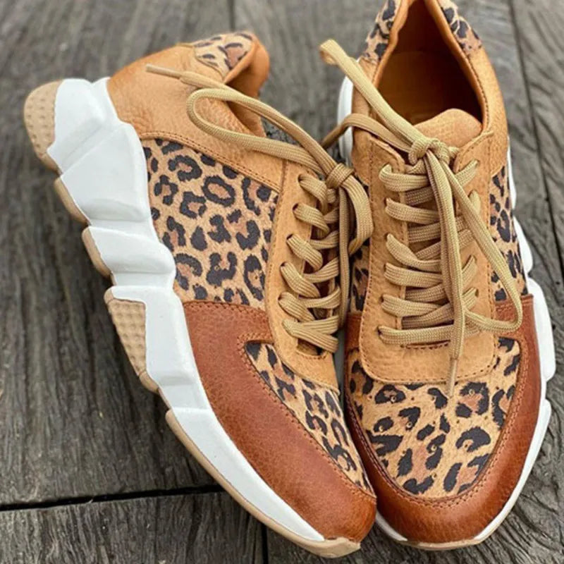 Safari |  Luxuriöse Leopard-Keilschuhe