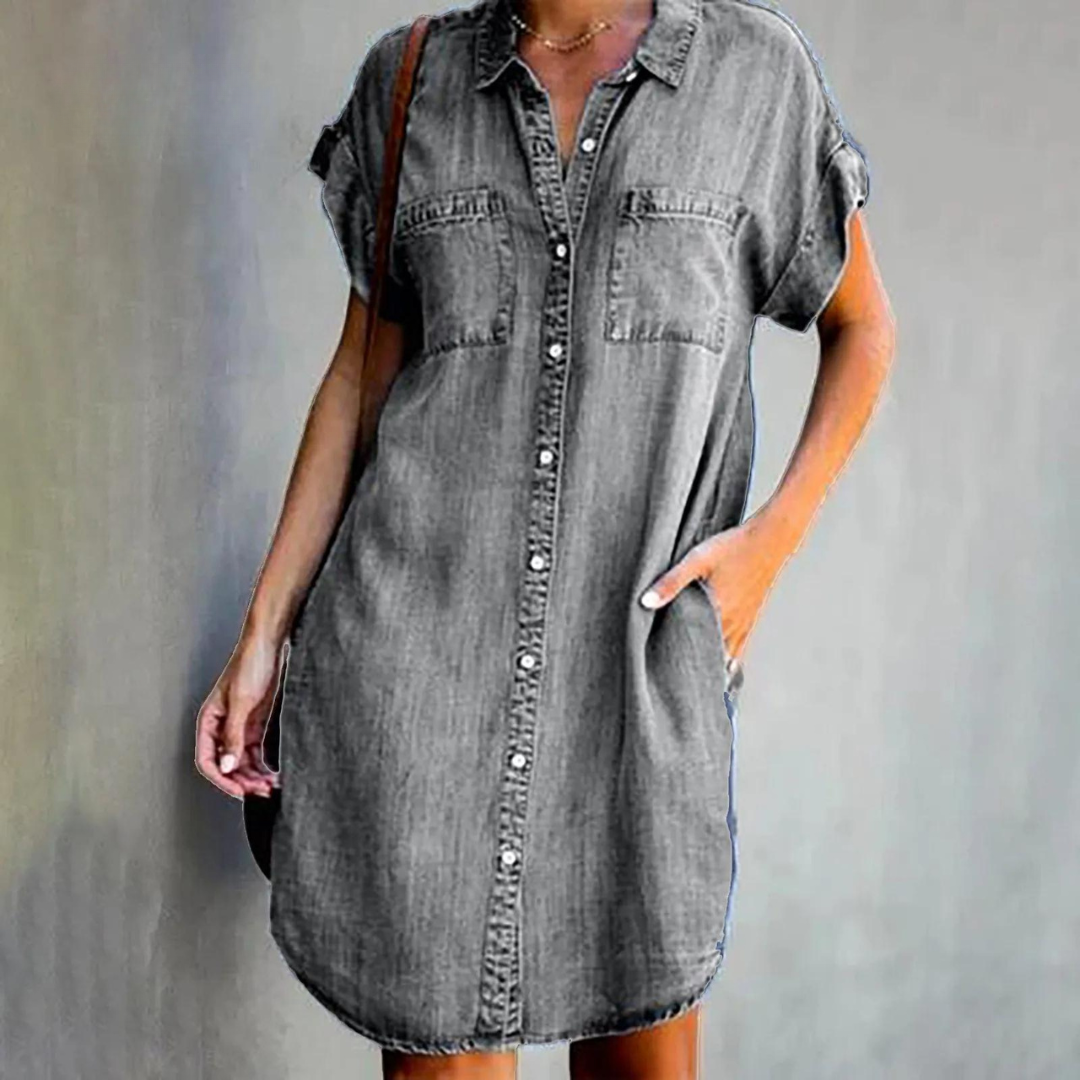 Regina | Modisches Denim-Kleid