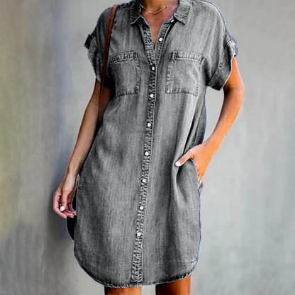 Regina | Modisches Denim-Kleid