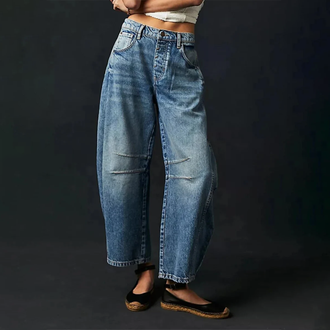 Genevieve | Bequeme Wide-Leg Jeans für Damen