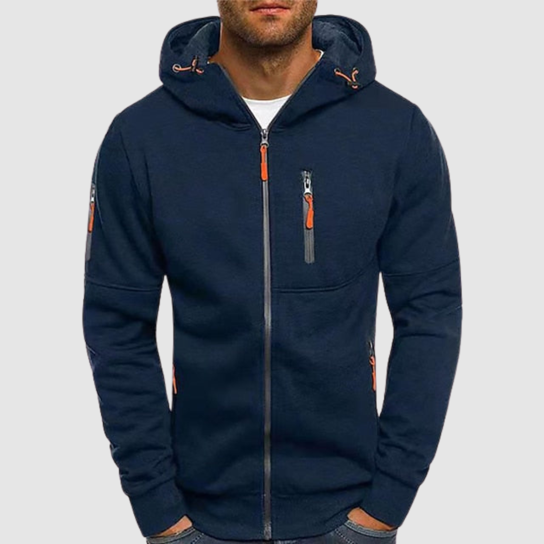 Stylischer und komfortabler Zip-Up Hoodie für Männer