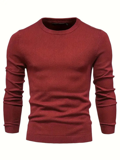 Gemütlicher und stilvoller Strickpullover für Männer