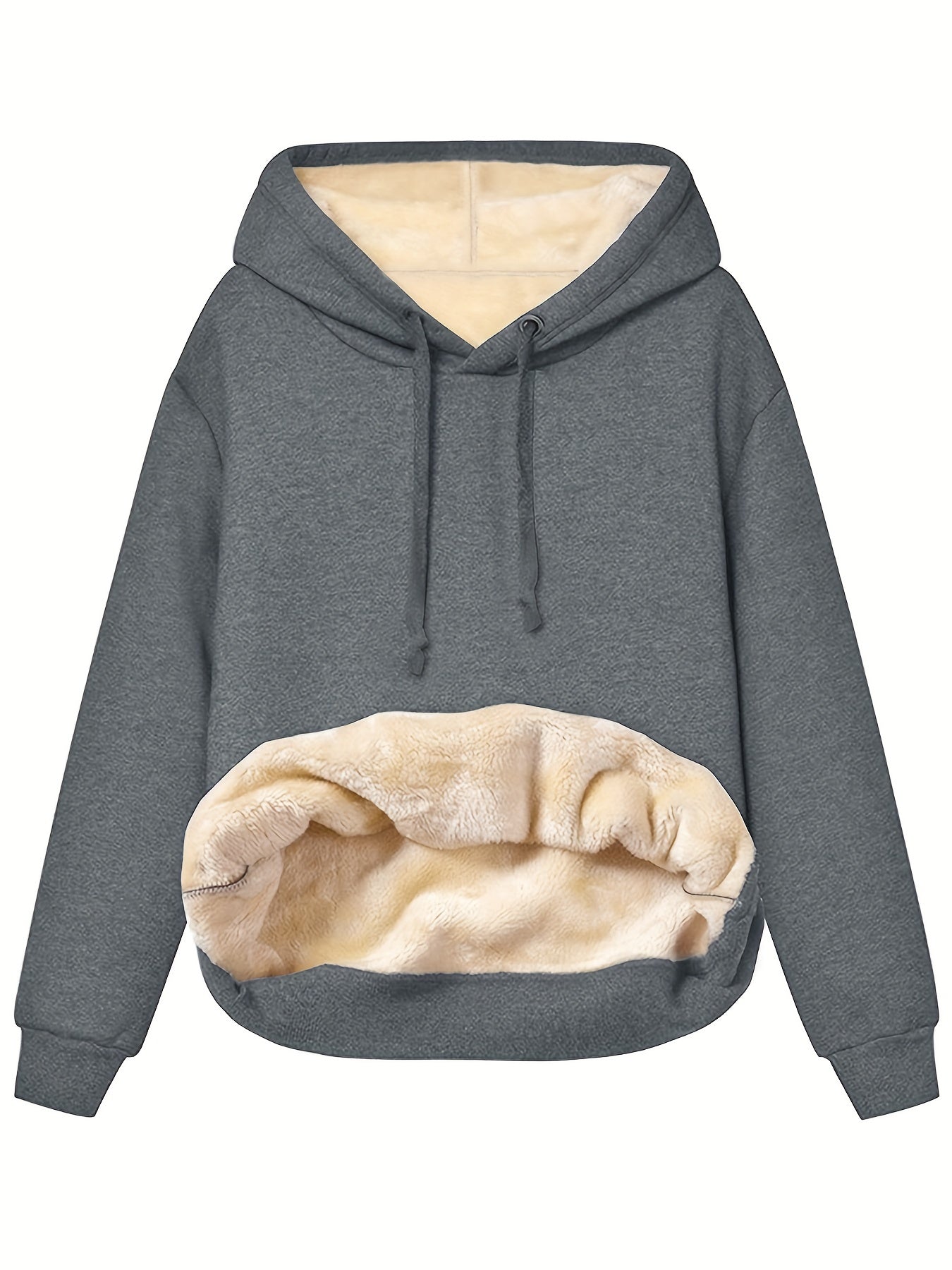 Lebendiger Winter-Hoodie für Frauen