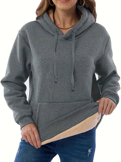 Lebendiger Winter-Hoodie für Frauen