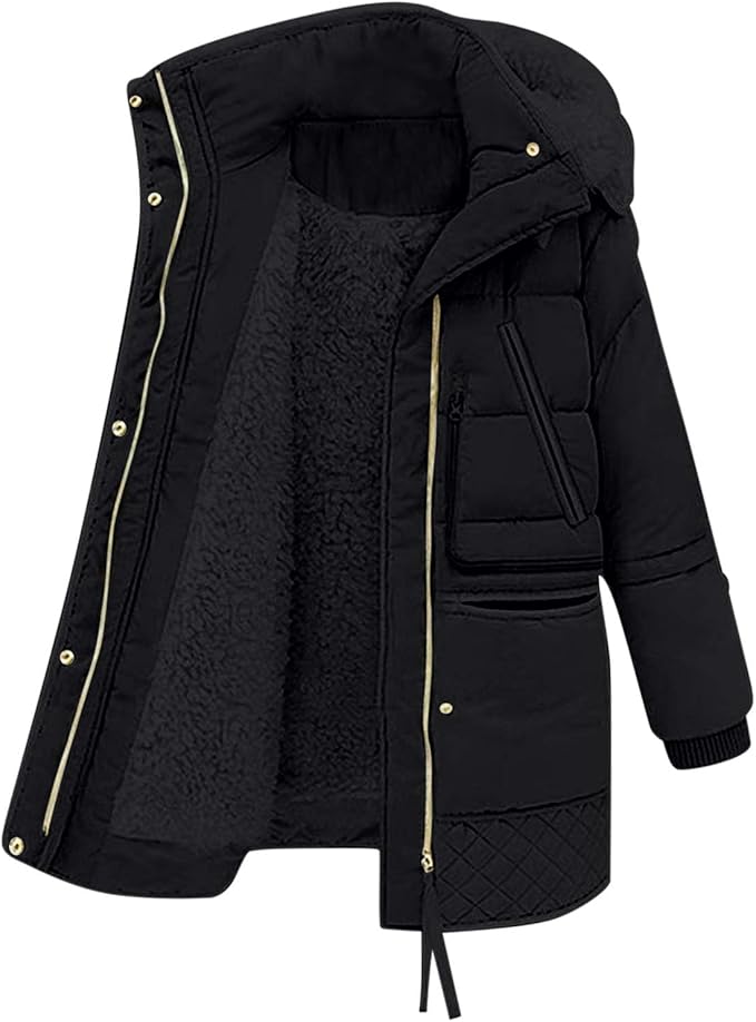 Stylische Winterjacke für Frauen mit dickem Innenfutter