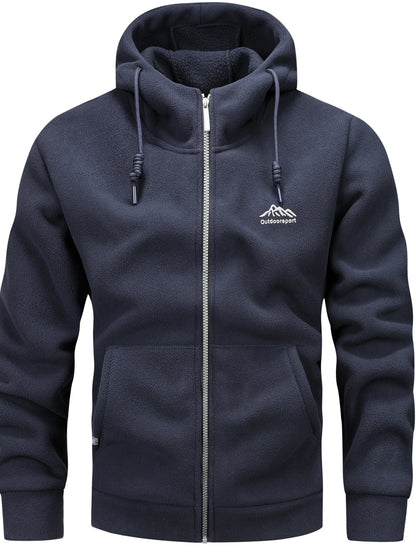 Warme Herrenjacke mit Kapuze – Lässiger Hoodie