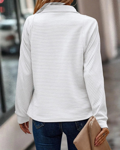 Eleganter Damen-Pullover mit V-Ausschnitt