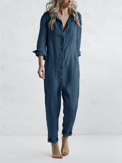 Martina | Langärmeliger Jumpsuit mit Stil und Komfort