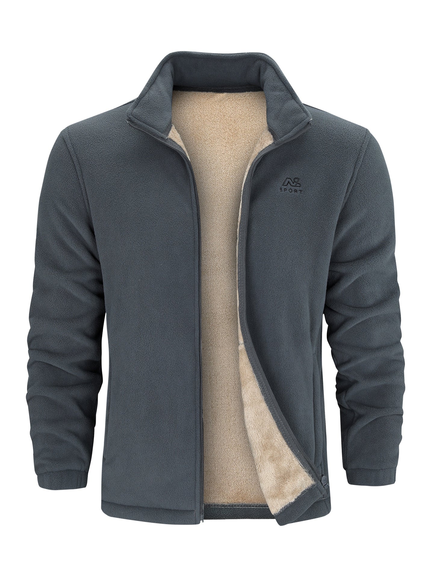 Bequeme Herren-Jacke mit Stehkragen