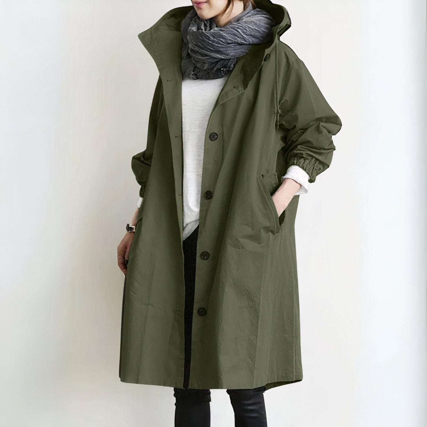 Giselle Trench Coat | Modischer Windbreaker Trenchcoat