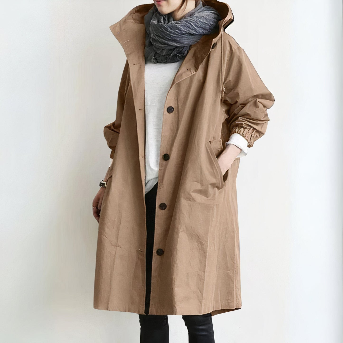 Giselle Trench Coat | Modischer Windbreaker Trenchcoat