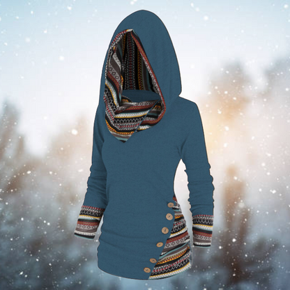 Trendy Boho Style Hoodie für Frauen