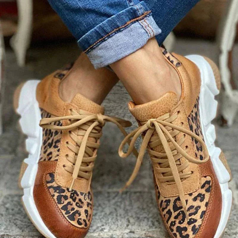 Safari |  Luxuriöse Leopard-Keilschuhe