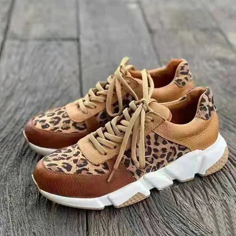 Safari |  Luxuriöse Leopard-Keilschuhe