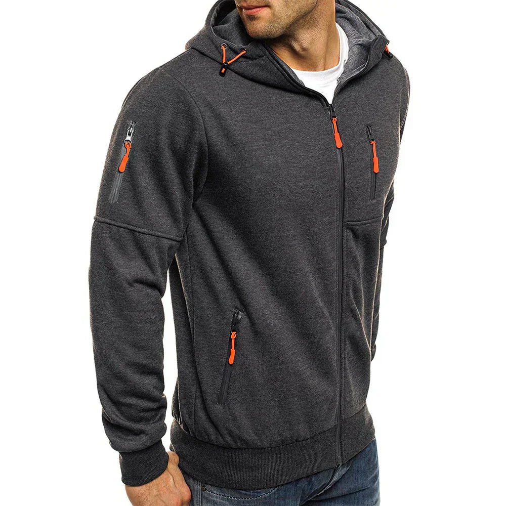 Stylischer und komfortabler Zip-Up Hoodie für Männer