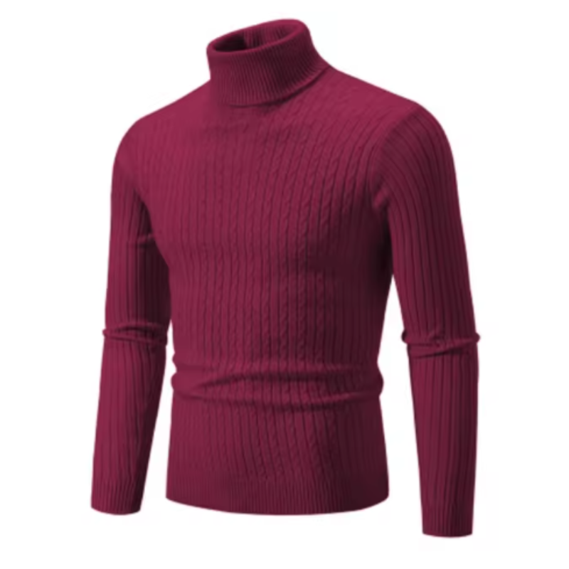 Lässiger Rollkragenpullover für Stil und Komfort