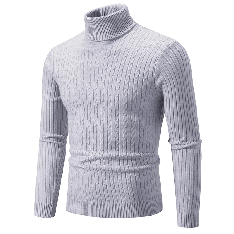 Lässiger Rollkragenpullover für Stil und Komfort