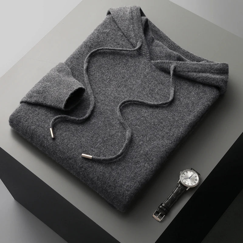 Luxuriöser kuscheliger Hoodie für Männer