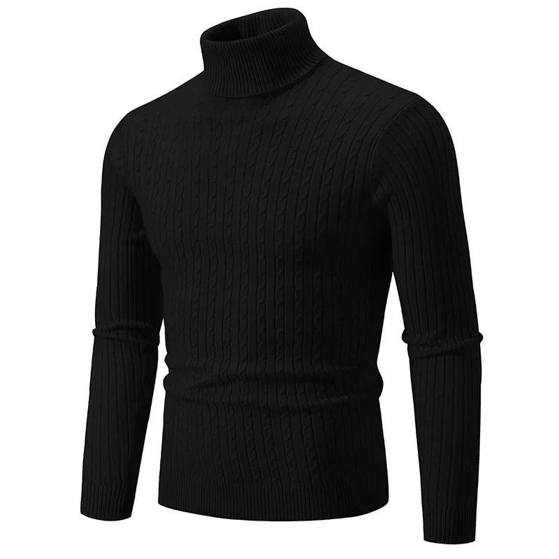 Lässiger Rollkragenpullover für Stil und Komfort