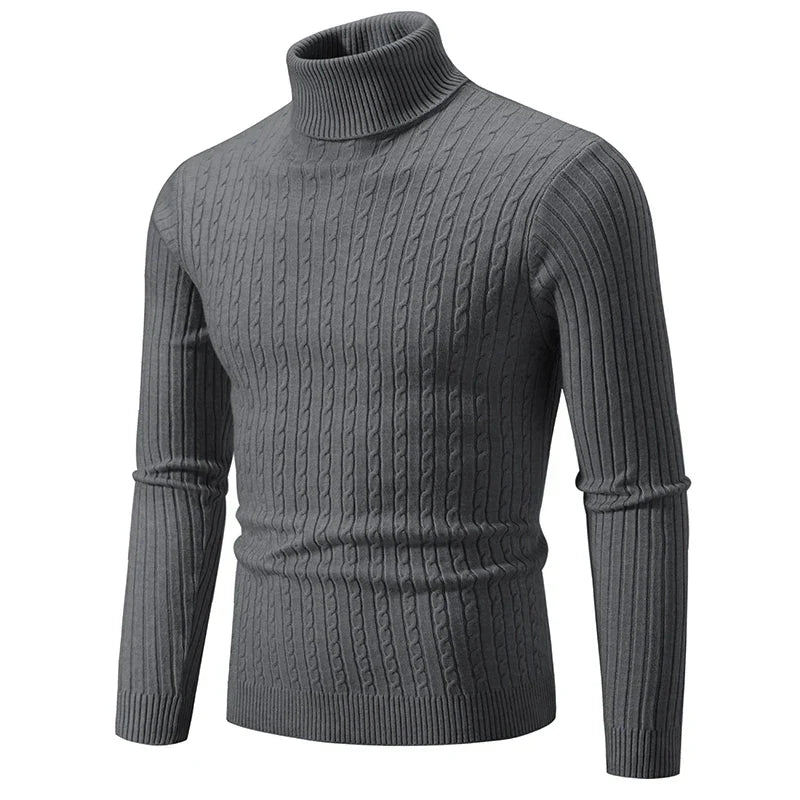 Lässiger Rollkragenpullover für Stil und Komfort