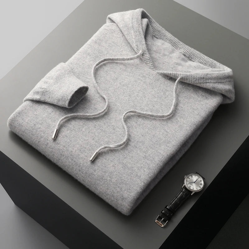 Luxuriöser kuscheliger Hoodie für Männer