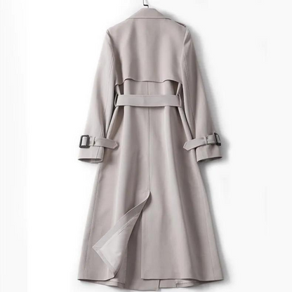 Klassischer Front Belt Trenchcoat für Frauen