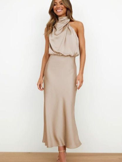 Larissa | Elegantes Neckholder Cocktailkleid