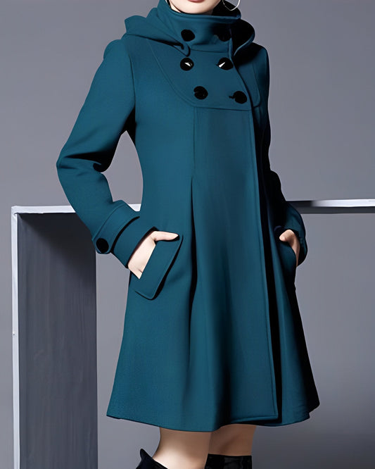 Luxuriöses und modisches Trenchcoat-Kleid