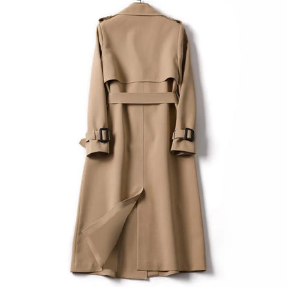 Klassischer Front Belt Trenchcoat für Frauen