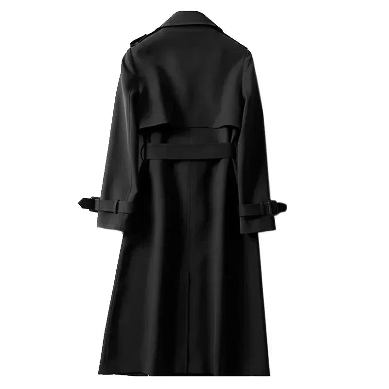 Klassischer Front Belt Trenchcoat für Frauen