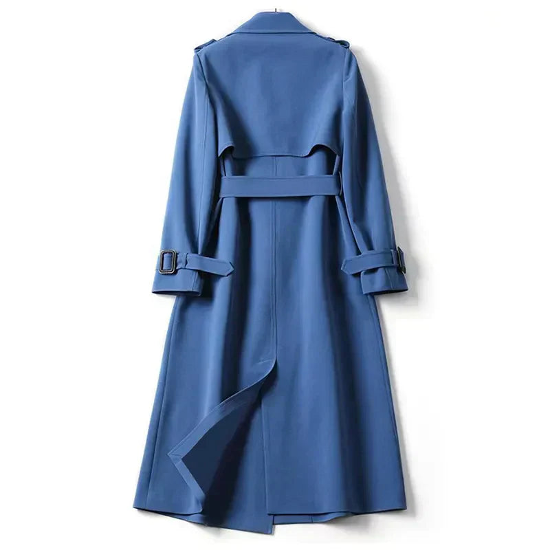 Klassischer Front Belt Trenchcoat für Frauen