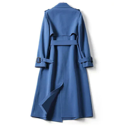 Klassischer Front Belt Trenchcoat für Frauen