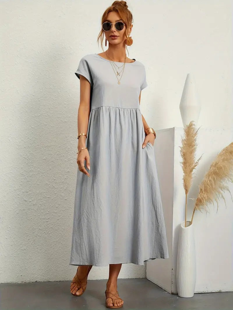 Thyra | Stylisches langes Sommerkleid