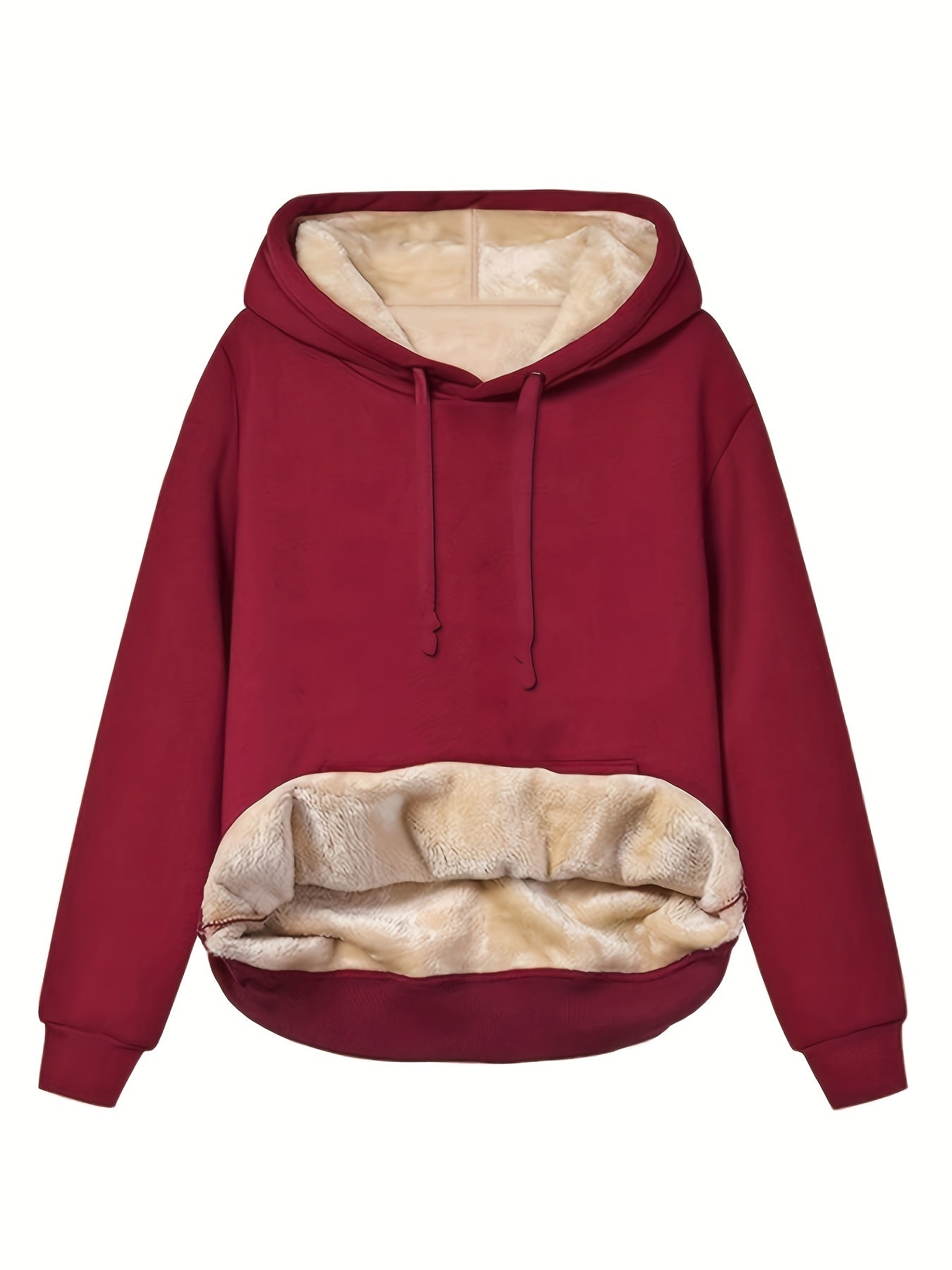 Lebendiger Winter-Hoodie für Frauen