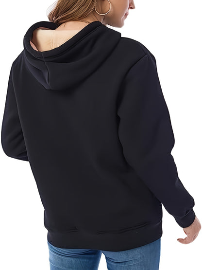 Lebendiger Winter-Hoodie für Frauen