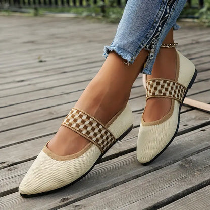 Daphne | Bequeme orthopädische weiche Ballerina Flats Schuhe