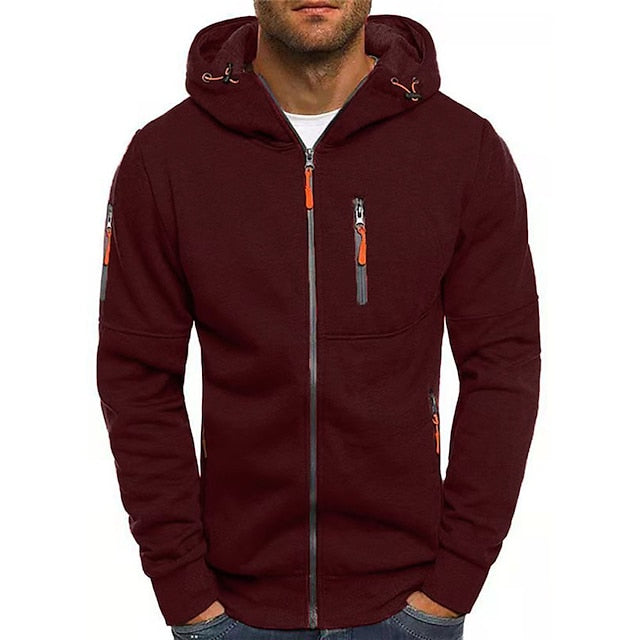 Stylischer und komfortabler Zip-Up Hoodie für Männer