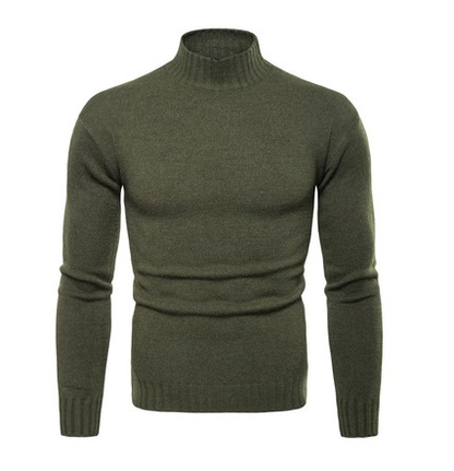 Herren Feinstrickpullover mit modischem Stehkragen